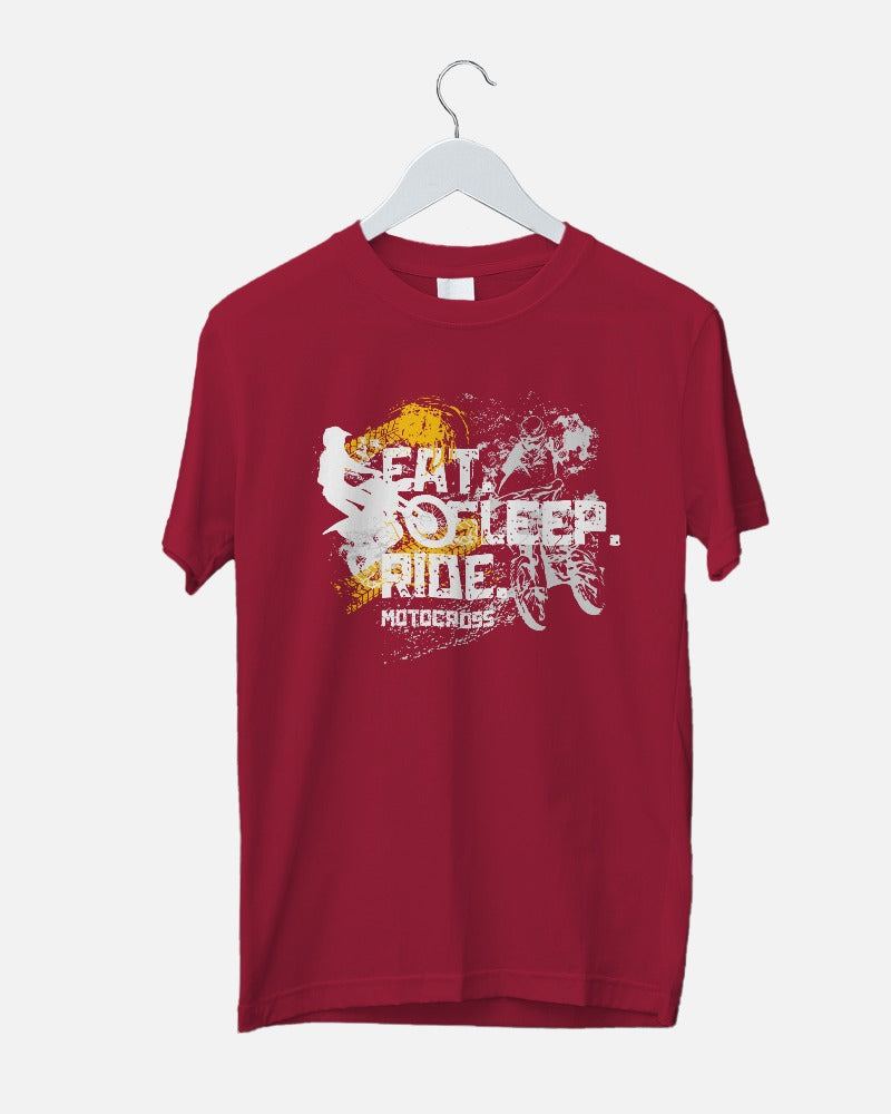 Eat Sleep Ride Regular Fit T-shirt
