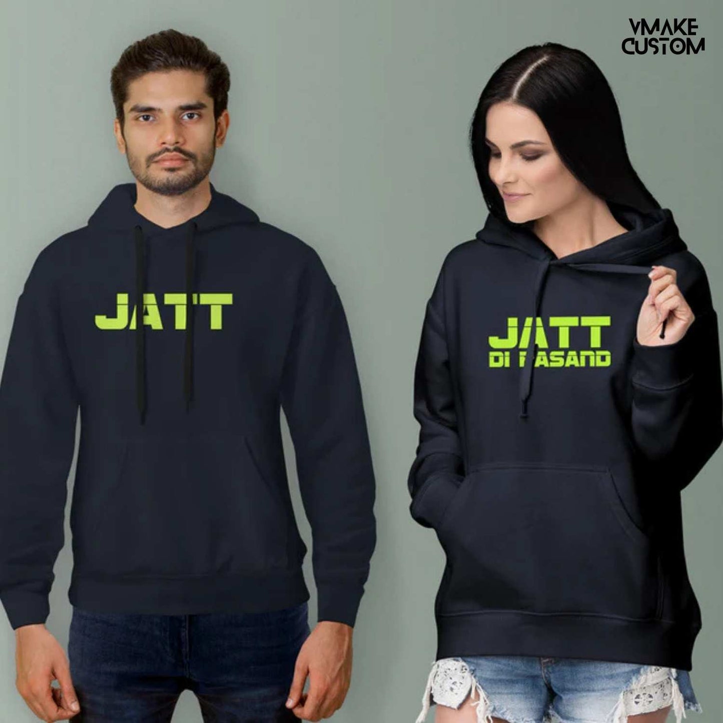Couple Hoodies for Jatt and Jatt Di Pasand