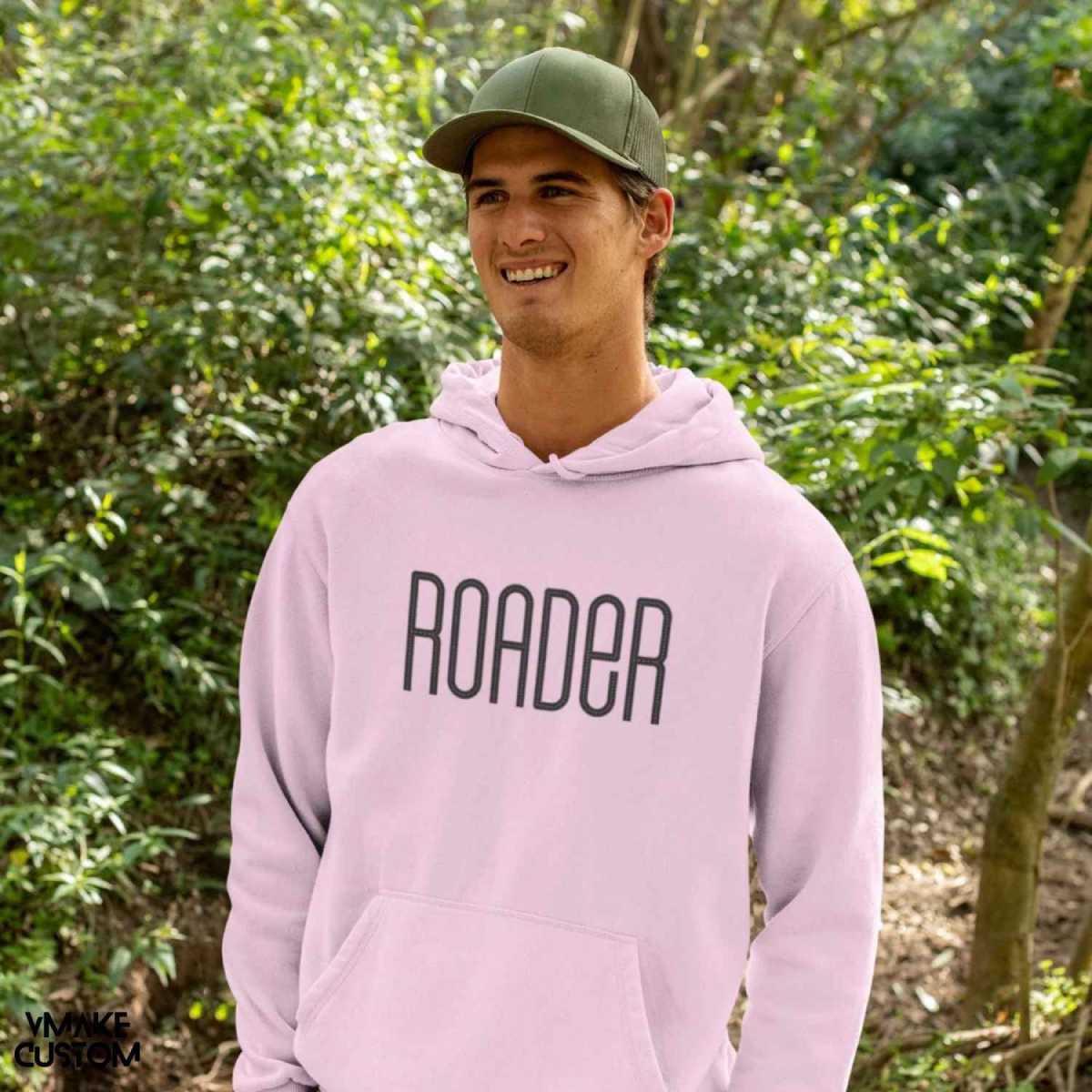 pink roader unisex hoodie vmakecustom