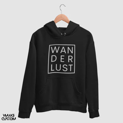 Wanderlust Black Unisex Hoodie